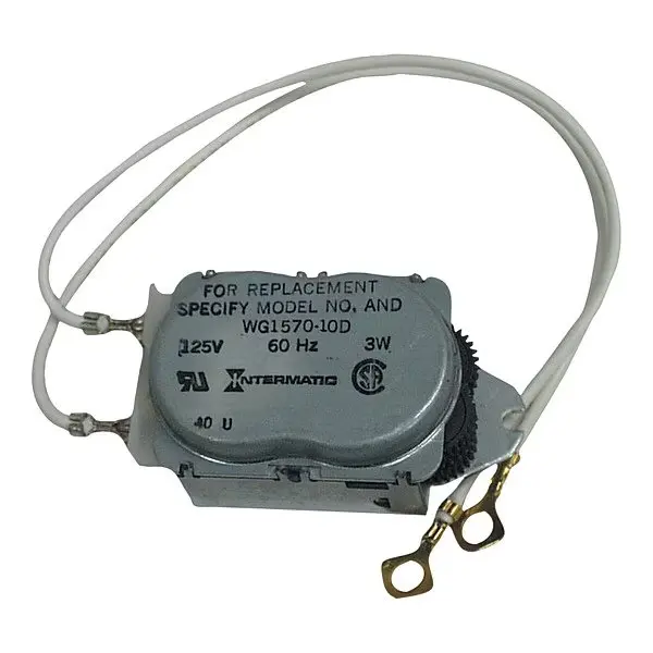 

Replacement Motor, 125V AC, For Use With Intermatic T100, T170, T180, T100R201, T100R301, WH30, WH40