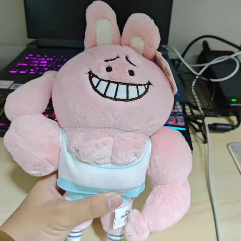 Nowy Oryginalny 24cm Miś Potdemiel Boyfriend z Mięśniami Brzucha Pluszowa Lalka Zabawka Ozdoba Śmieszny Prezent Urodzinowy dla Dzieci Dziewczynki