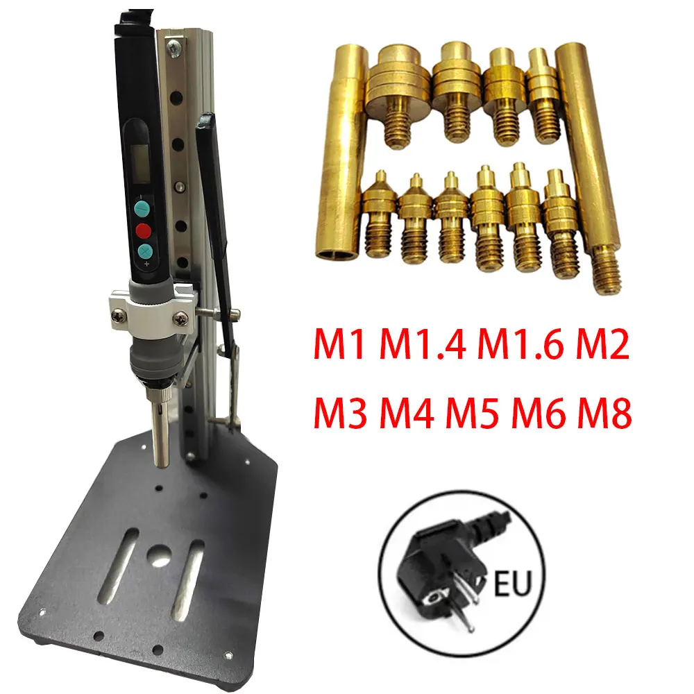 Soldering Iron Tip M2 M2.5 M3 M4 M5 M6 Heat Set Insertion Tool Thread Insert Brass Nut Embedded Kit For 3d Printing Parts