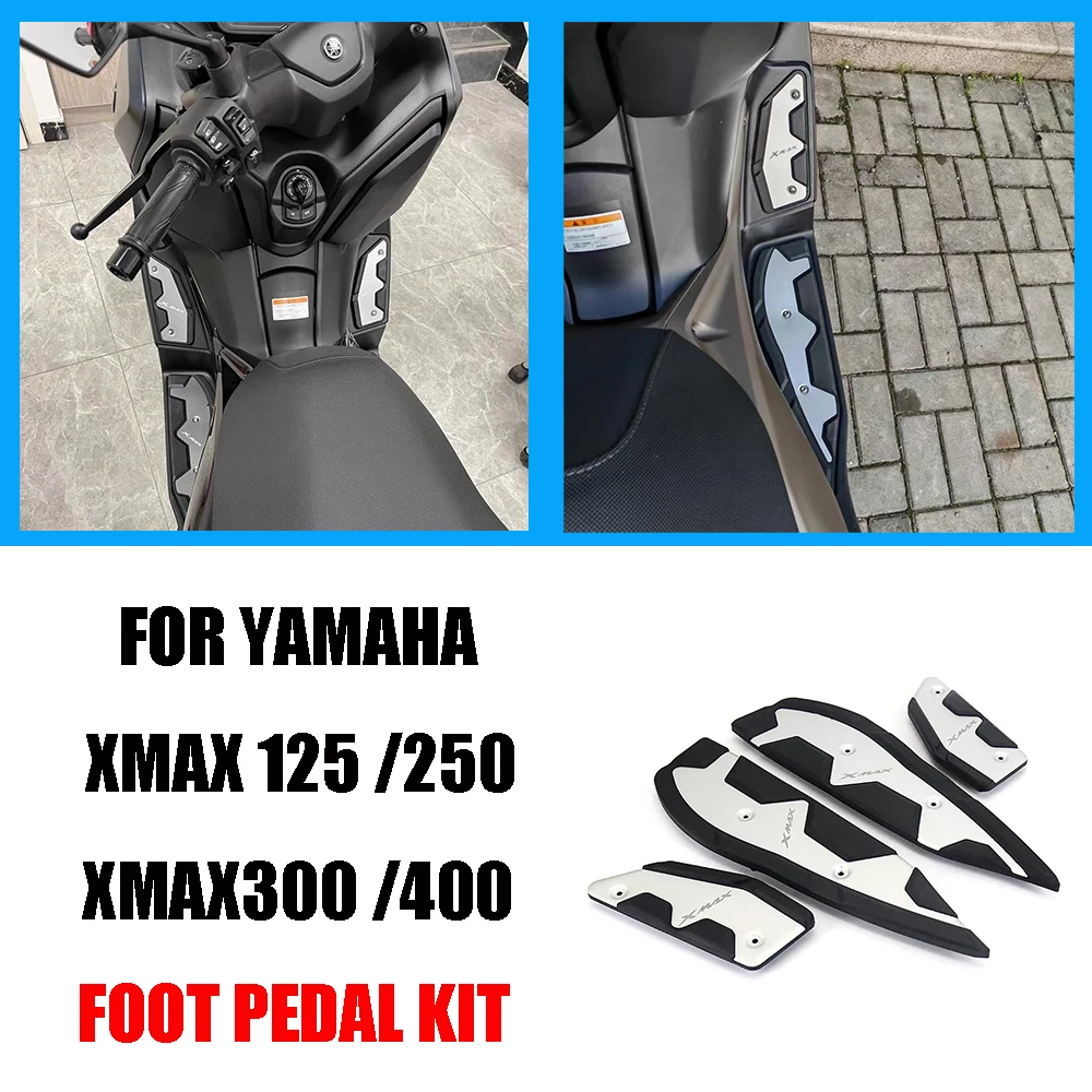 

XMAX 2023 Foot Pegs Motorcycle Skidproof Pedal Footrest Footpads For Yamaha XMAX 125 250 300 400 XMAX125 XMAX250 XMAX300 XMAX400