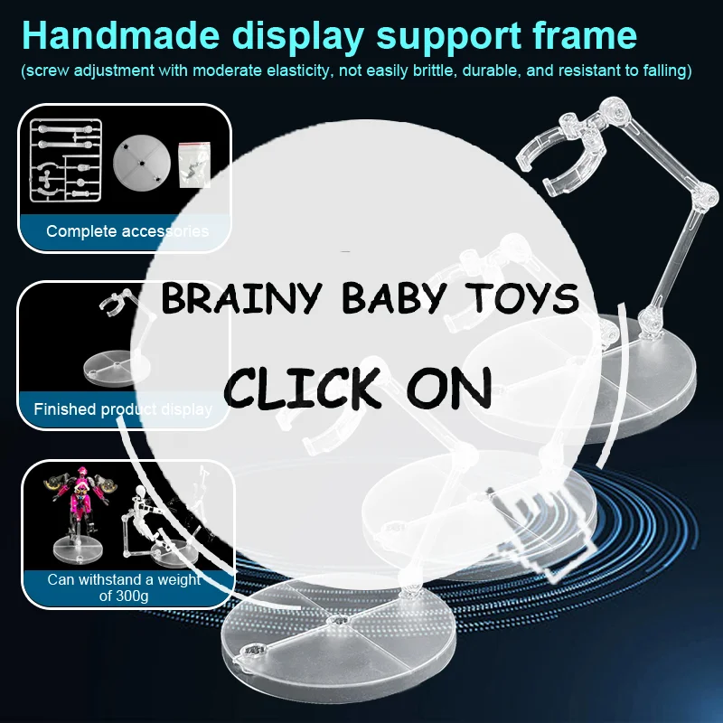 1Pc Action Figure Base Geschikt Display Stand Beugel Voor HG 1/144 Model Stand Pop Stand Robot Soul Beugel universele Stand