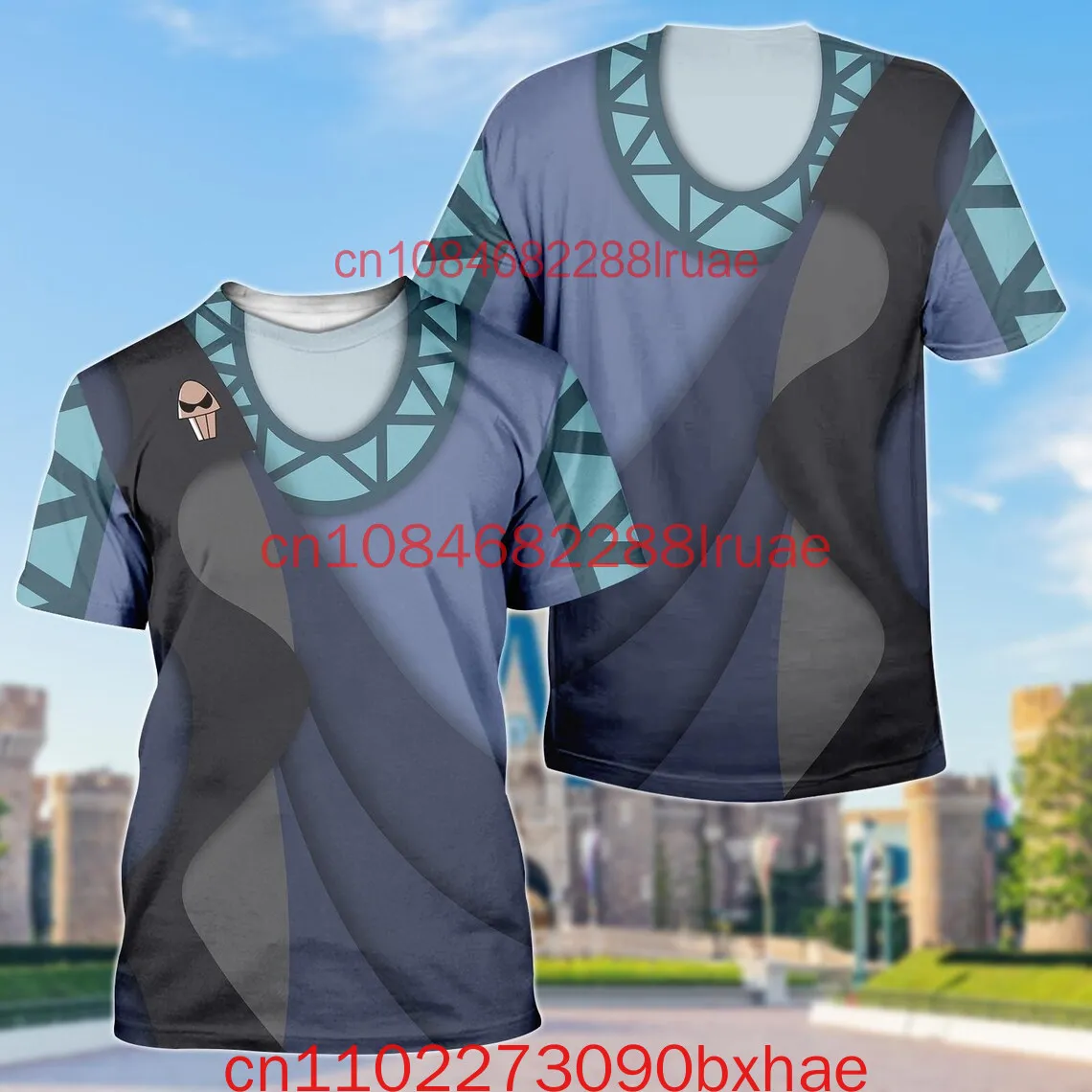 Camiseta con estampado 3D de Disney Megara Hercules para hombre y mujer, camiseta de princesa Magic Kingdom, novedad de 2026