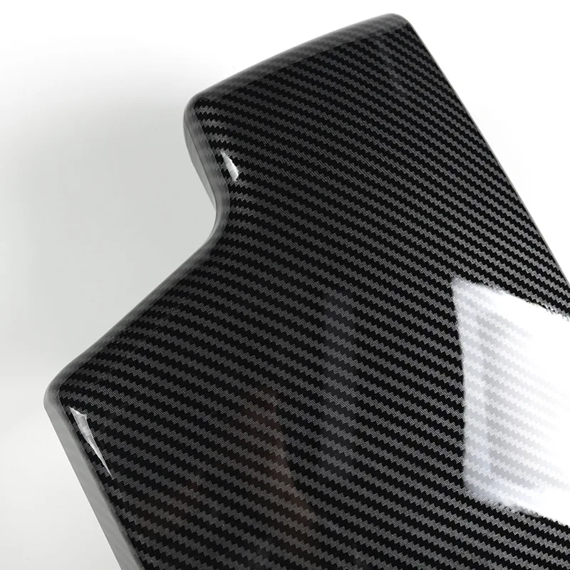 لسيارات BMW 3 Series E90 05-12 ملصق نمط ألياف الكربون لغطاء صندوق مسند الذراع لوحة التعديل الداخلي مقاومة للاهتراء متعددة الاستخدامات