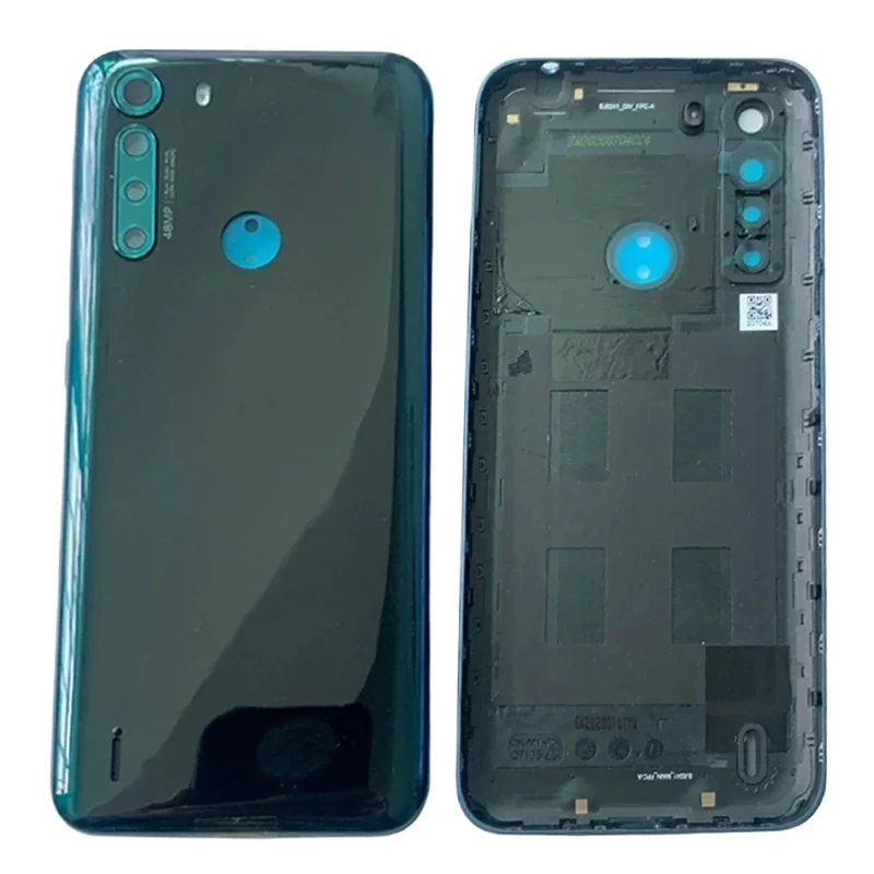 Battery Cover Rear Door Housing Back Case For Motorola Moto One Fusion XT2073-2 Battery Cover with Camera Lens Replacement Parts