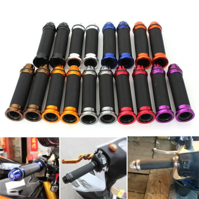 7/8 inch 22mm Motorcycle Grips Hand Grips Handlebar For Aprilia Victory Honda Suzuki Kawasaki Yamaha BMW Ducati