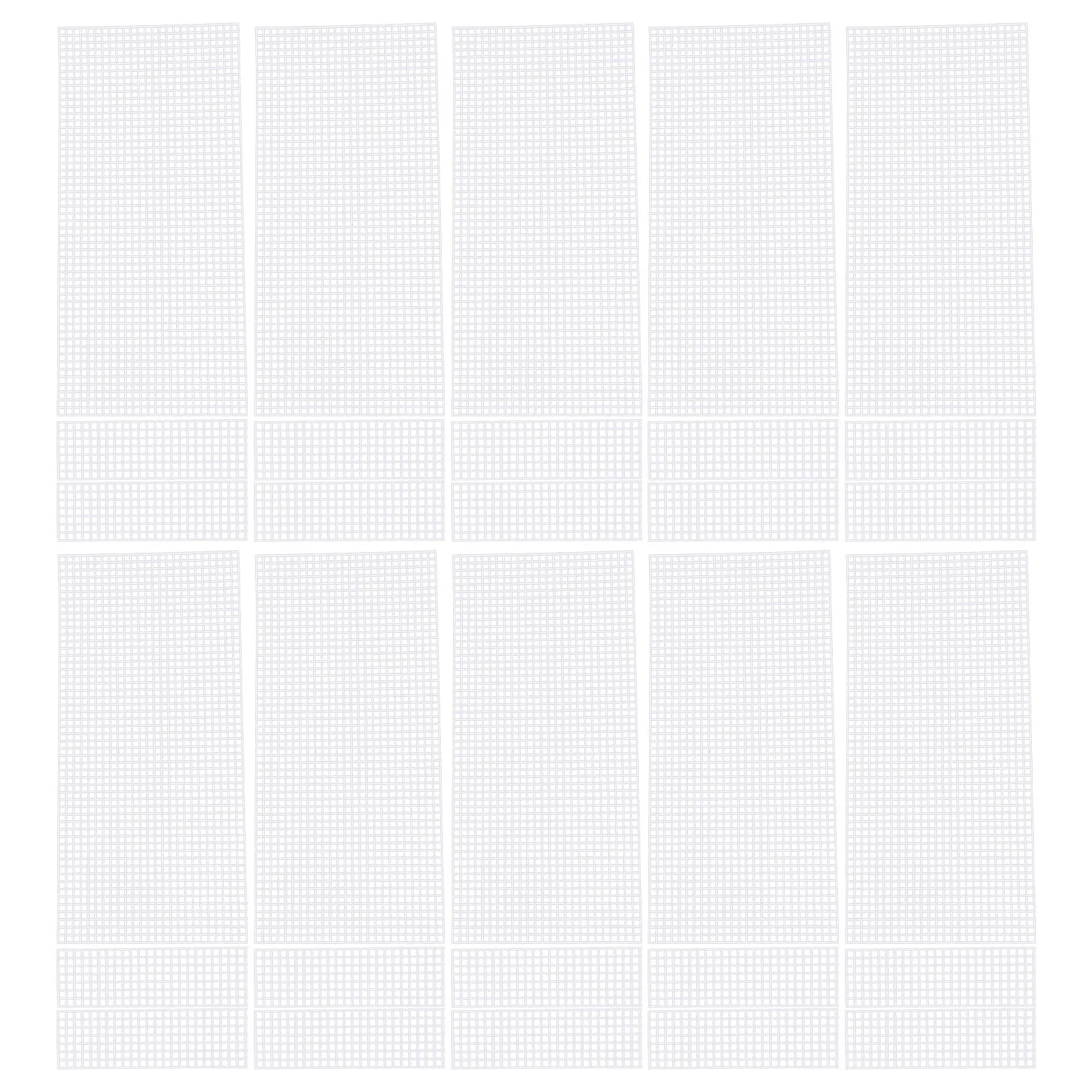 

10 Pcs Weaving Bag Plate Braided Knitting Hand-made Material Craft Durable Safe Clear Smooth Holes No Snag Yarn
