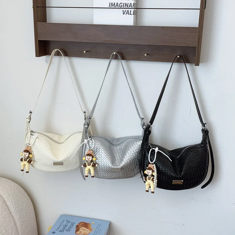 

Trendy 2025! Vintage - Look Rhombus Embossed Handbag - Women's Versatile Tote for Casual & Formal, Multiple Carry Options