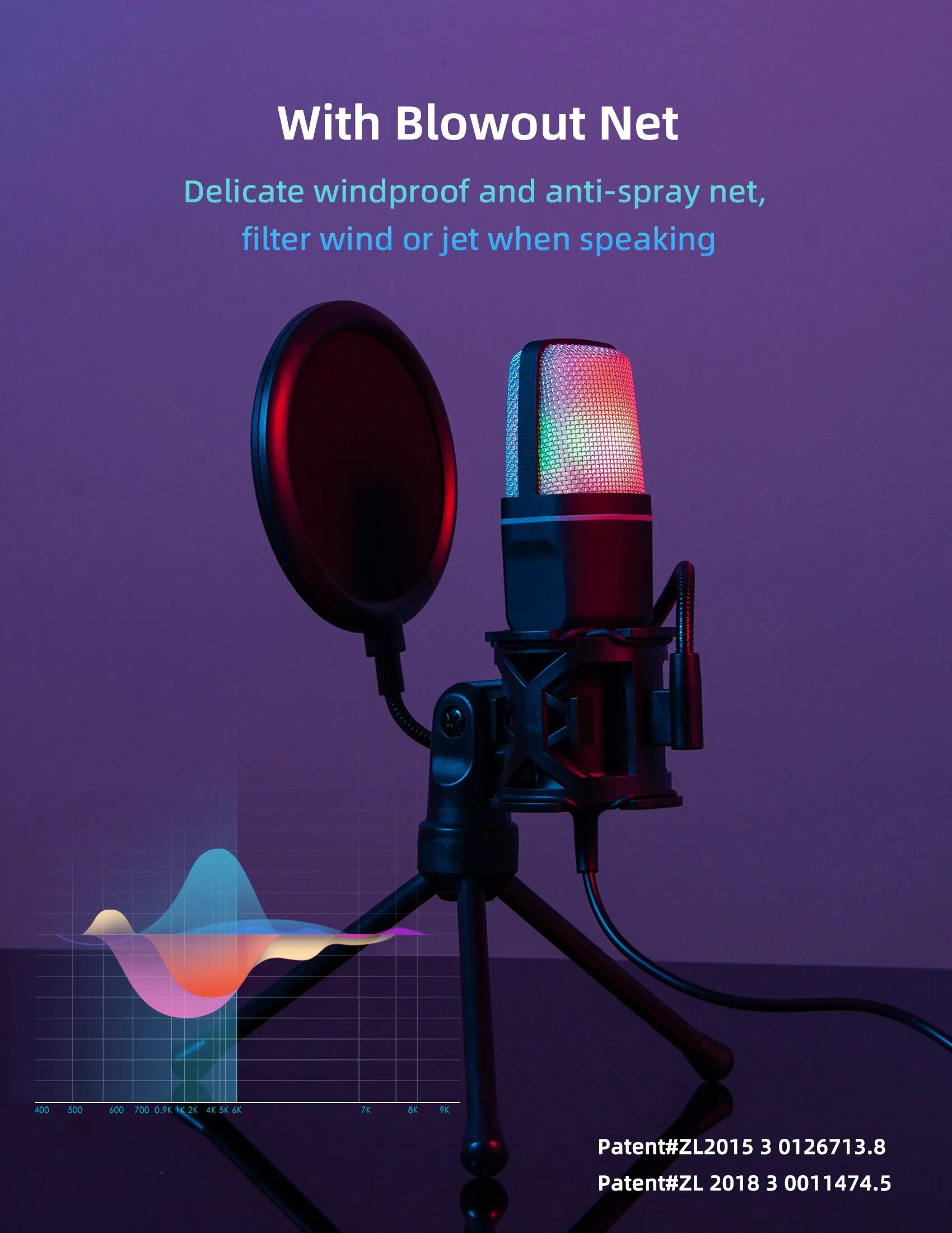 USB condenser microphone kit product view 6