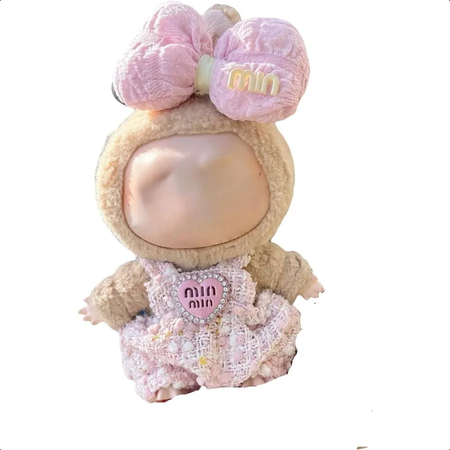 

17cm Doll Clothes Designed Outfit Luxury Fashion Clothes Handcrafted Crochet Premium with Accories NO Doll (Colour K)