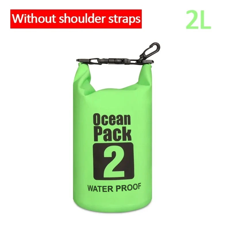Droge PVC waterdichte tassen voor dames en heren, 2L/5L/10L/20L/30L, outdoor zwememmertassen, raftassen