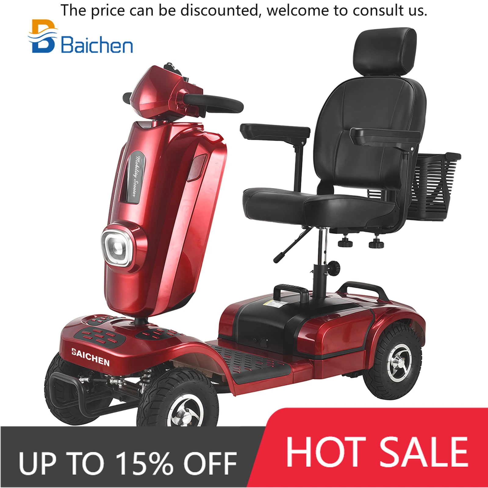 

Heavy Weight Mobility Scooters Best Double Seat Heavy Duty 4 Wheel Electric Outdoor Scooter With Big Wheels For Elderly
