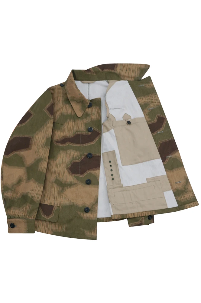 GUCO-006 divisão de campo luftwaffe marsh sumpfsmuster 43 camo modificado blusa encurtada i