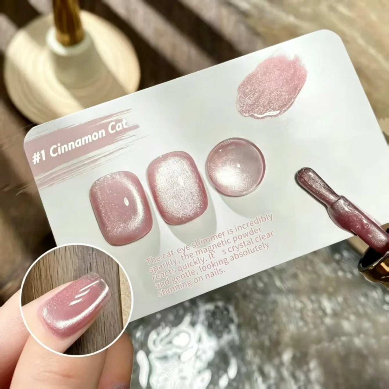 1-6pcs MIss comoy15ml Extra Large Pink Cat Eye Gel Polish 2026 Hot Sale White Spar Champagne Nude Porcelain White Nail Art Salon