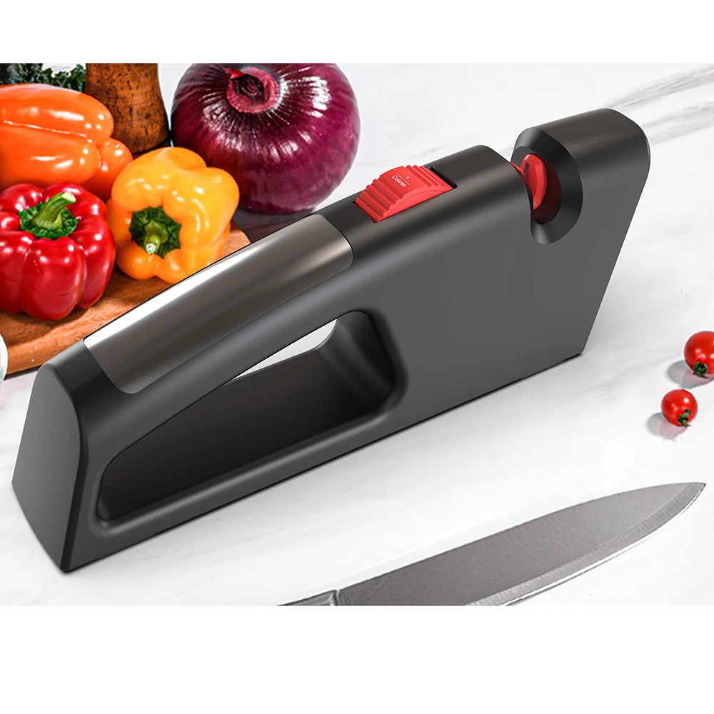 Black Portable Sharpener Multi Functional Sharpener Stone Fast Cutting Tool Angle Grinding Machine Diamond Grinding Sharpening