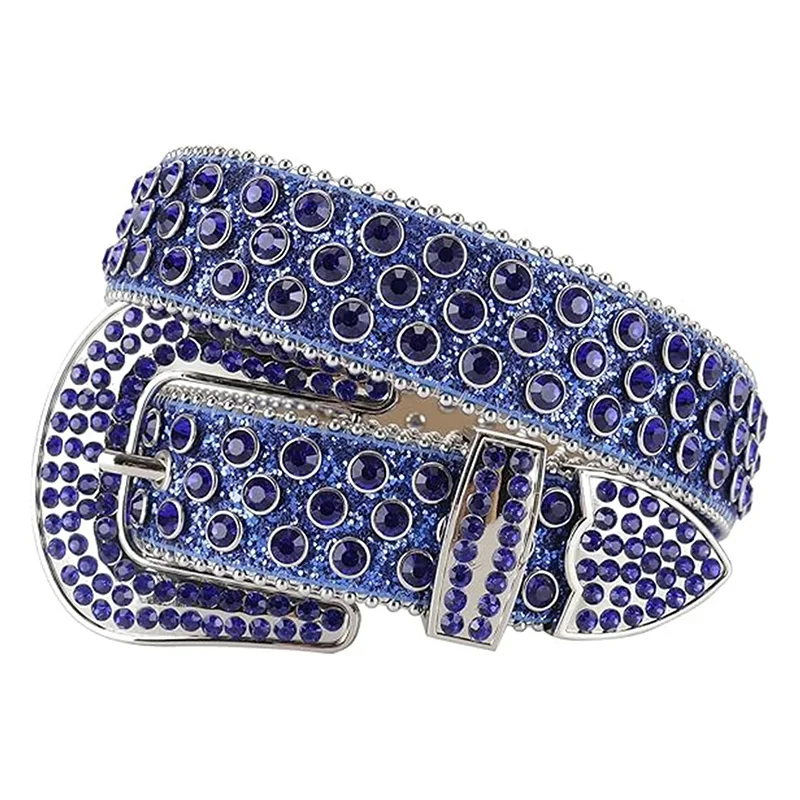 

men's casual hip hop rock inlaid rhinestone belts soft leather diamond studded belt womens pin buckle waistband designer strapon
