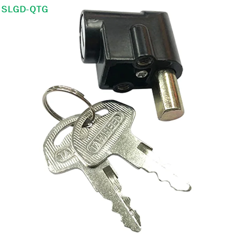 NEW Stainless Steel Motorcycle Steering Lock With Two Keys 2 Position Switch For GN125 GS125