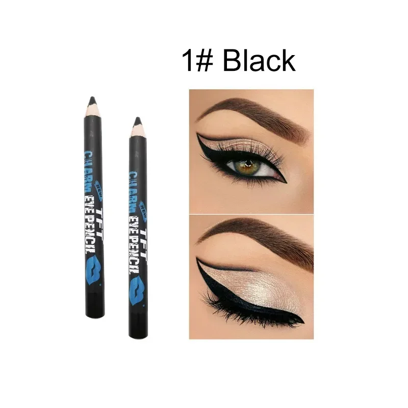 1Pc Lipstick Pencil Eyeshadow Pencil Matte Lip Liner Waterproof  Long Lasting Makeup Pens Easy To Wear Non-stick Cup