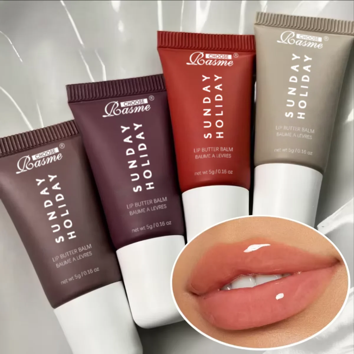 4-Color Long-Lasting Lip Gloss Set Liquid Matte Lipstick Non-Stick Cup Waterproof Korean Cosmetics Valentine's Day gift image 4