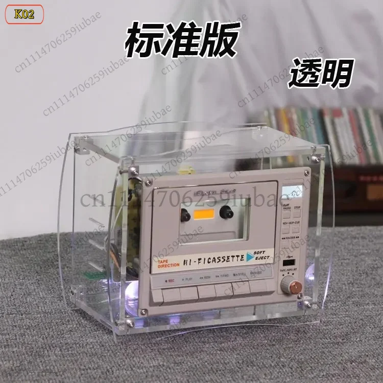 Vintage Desktop Cassette Player, Retro Home Audio with Built-in Speaker, Classic Tape Recorder