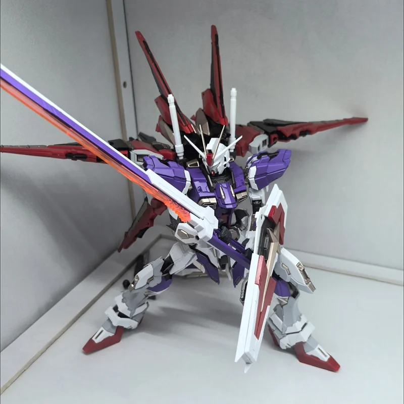 متوفر النسر نبض MG 1/100 طبعة ليلية داكنة طبعة مكررة قالب الغراء سبيكة إطار ورقة رذاذ تجميعها أطقم منمذجة الأطفال #3