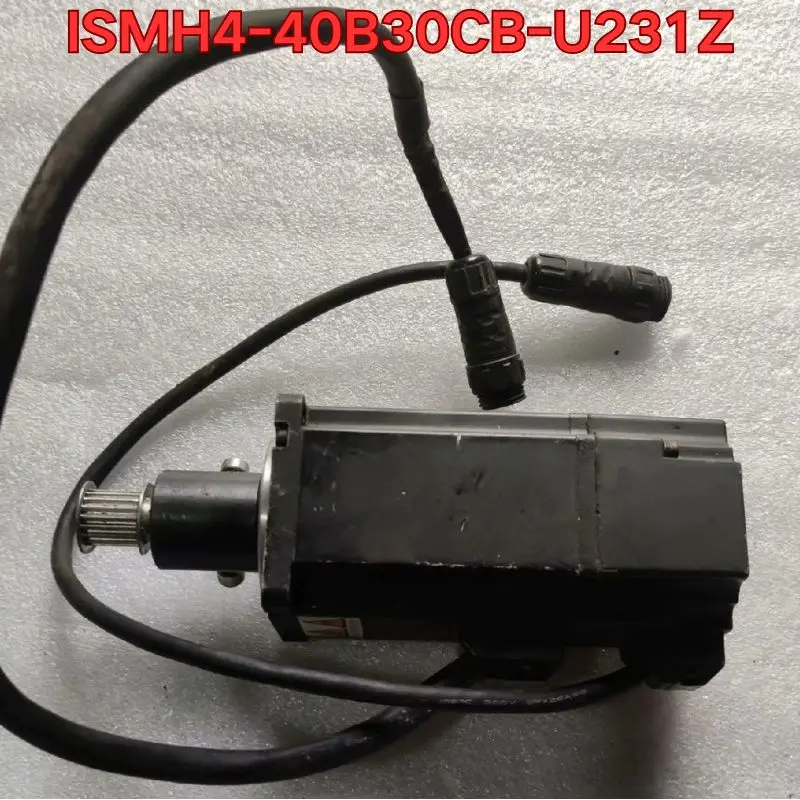 Second-hand disassembled servo motor ISMH4-40B30CB-U231Z function test is normal