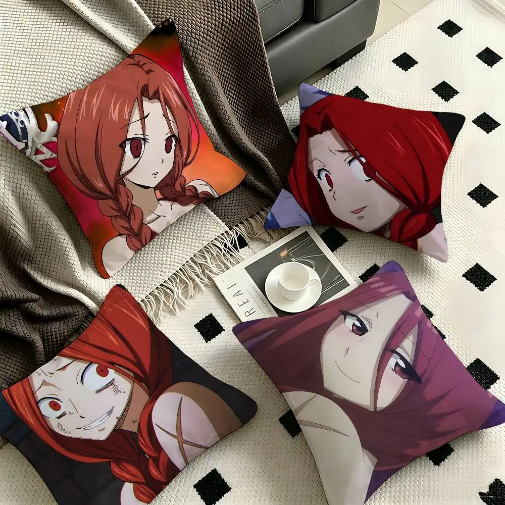 1pc Flare Corona Fairy Tail Pillow Case Fashion Square Pillowcase Bedroom Sofa Room Ins Decoration Leisure