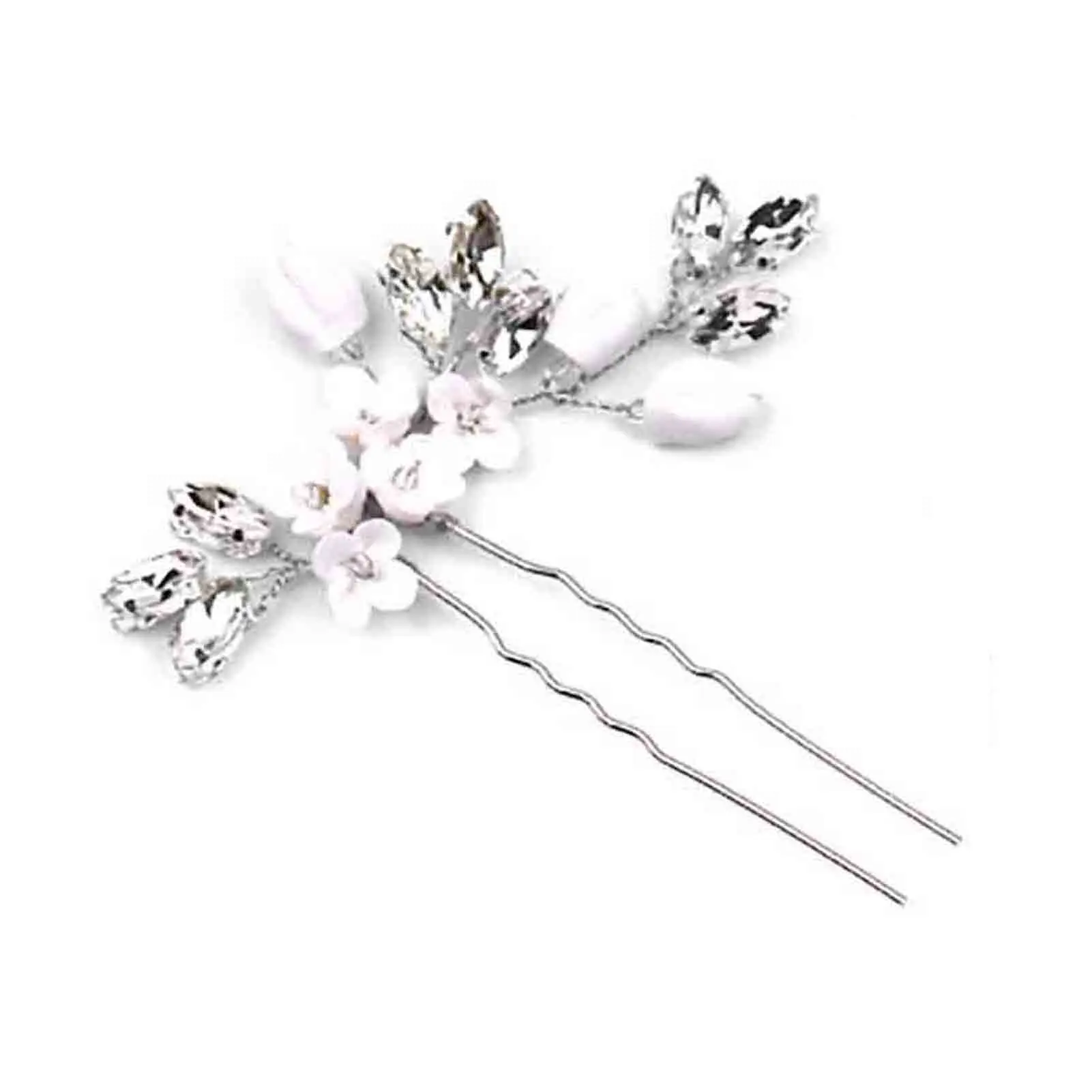 U Shape Hairpin for Women Stable Shiny Wedding Bridal Hair Accessories for Bridesmaid Wedding Party