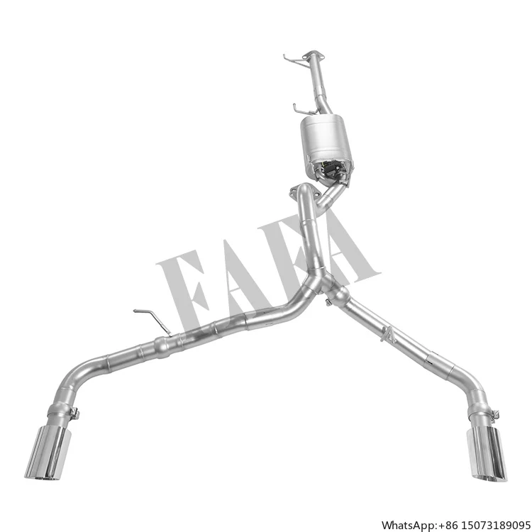 

Высокопроизводительная выхлопная система из нержавеющей стали для Tank 300 2.0T 2021 года: передняя, средняя и задняя секции, глушитель