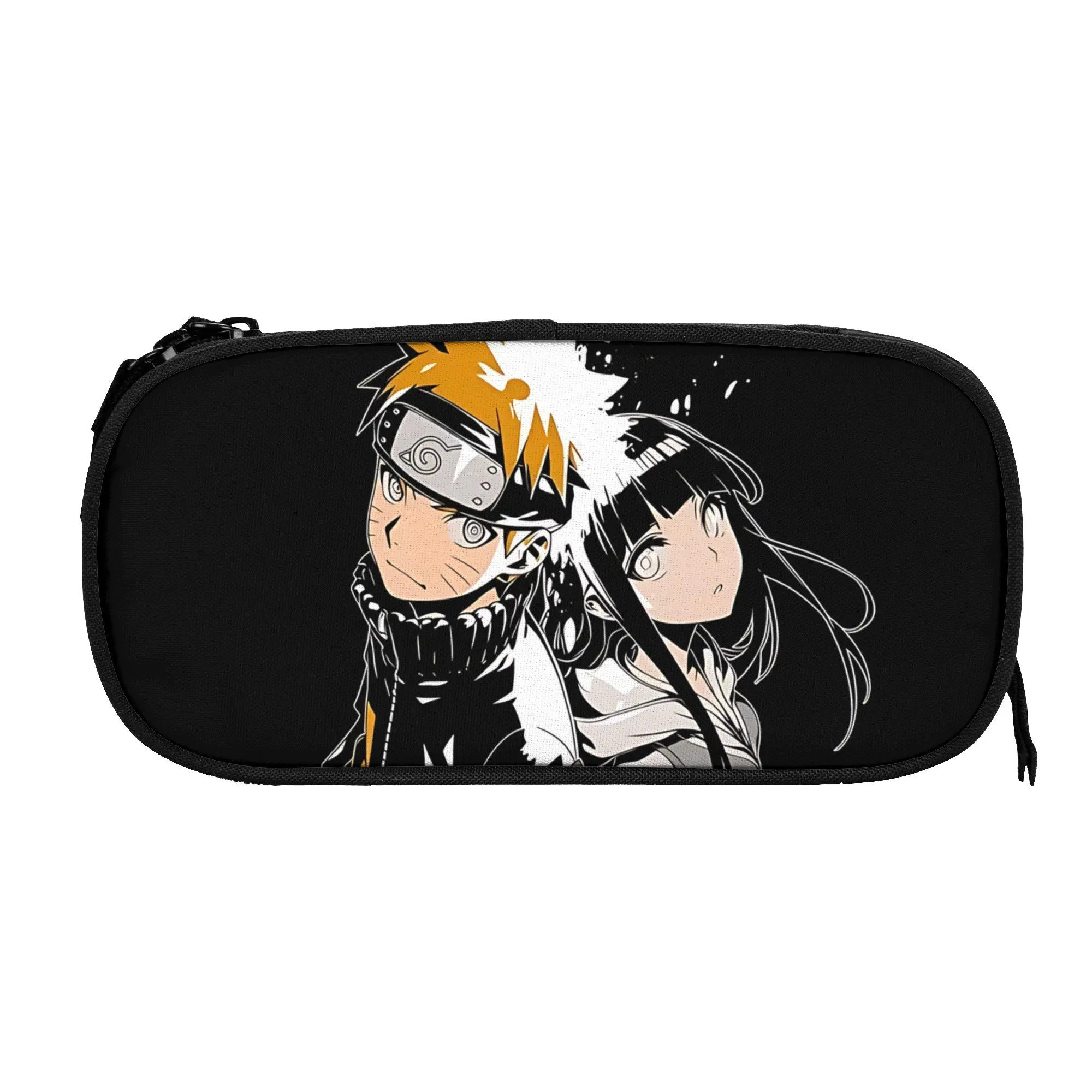 Custom Naruto Anime Theme Large Capacity Bags for Child  School Pencil Bag for Boys Gilrs Kids
