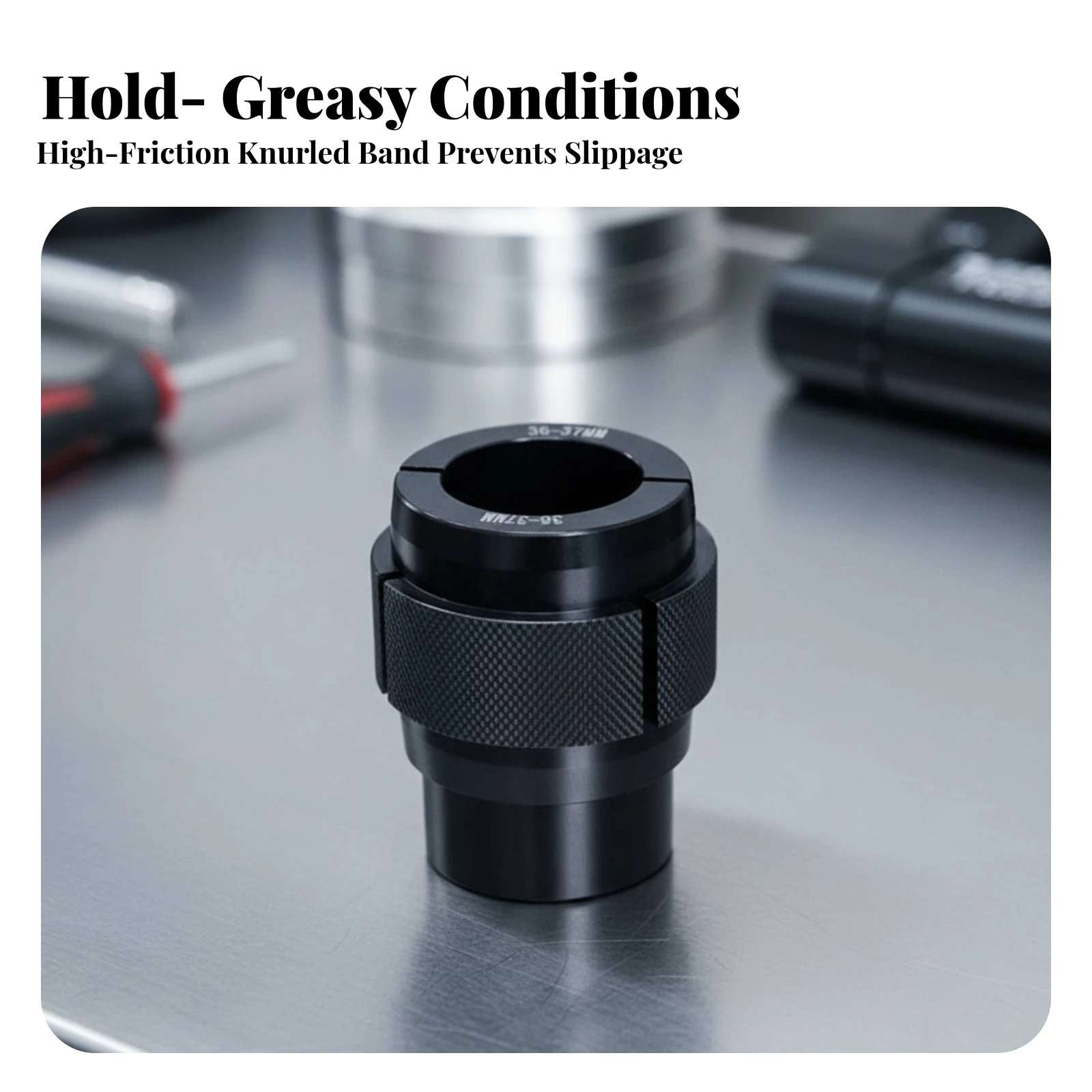 Motorcycle Fork Seal Driver Universal Fork Seal Driver with Split Collar Compact Carbon Steel for DIY Riders