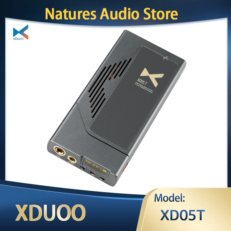 

Портативный ламповый балансный усилитель для наушников xDuoo XD05T с USB DAC