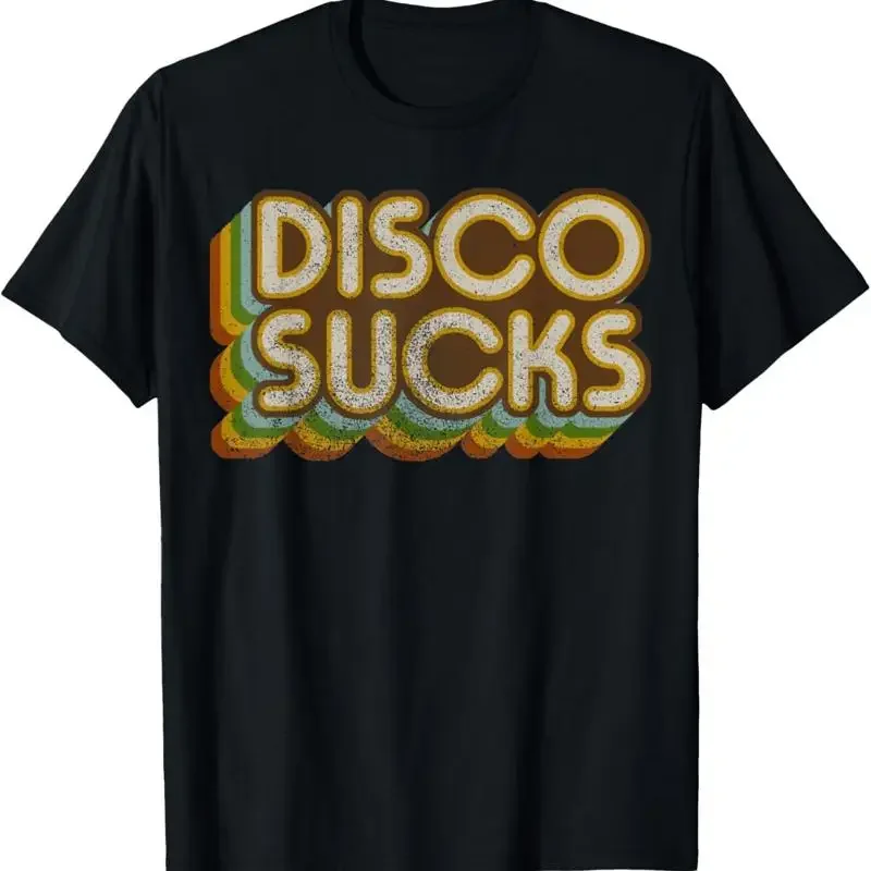 Vintage Disco Sucks Retro 1970S Dancing Music Distressed T Shirt