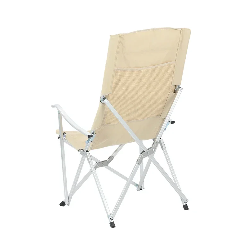 An Outdoor Folding Lightweight High Back Aluminum Camping Relax Chair For Camping Fishing Hiking