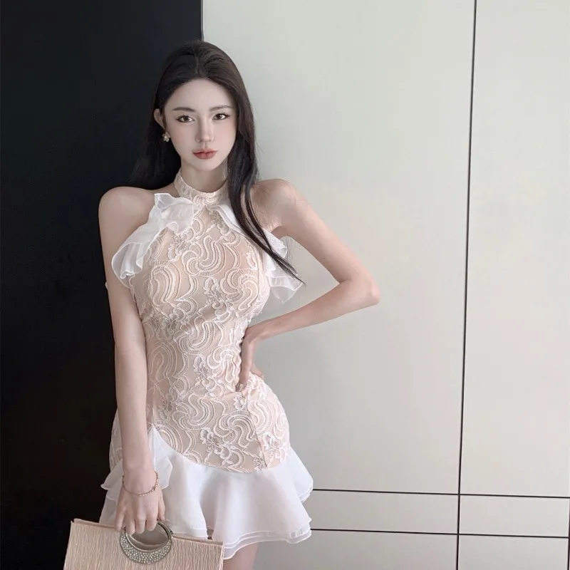 تنورة Ele Lace ter Ne ort Dr Slimming مثيرة وعصرية لصيف 2025 وصلت حديثًا للسيدات قسط Faion Dr