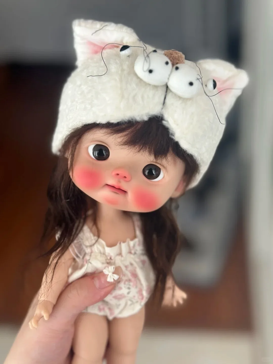 

QNew1/6 sd BJD Doll baby bjd recast Girl Luxury Resin Dolls Pure nude Doll Movable head with small body in stock