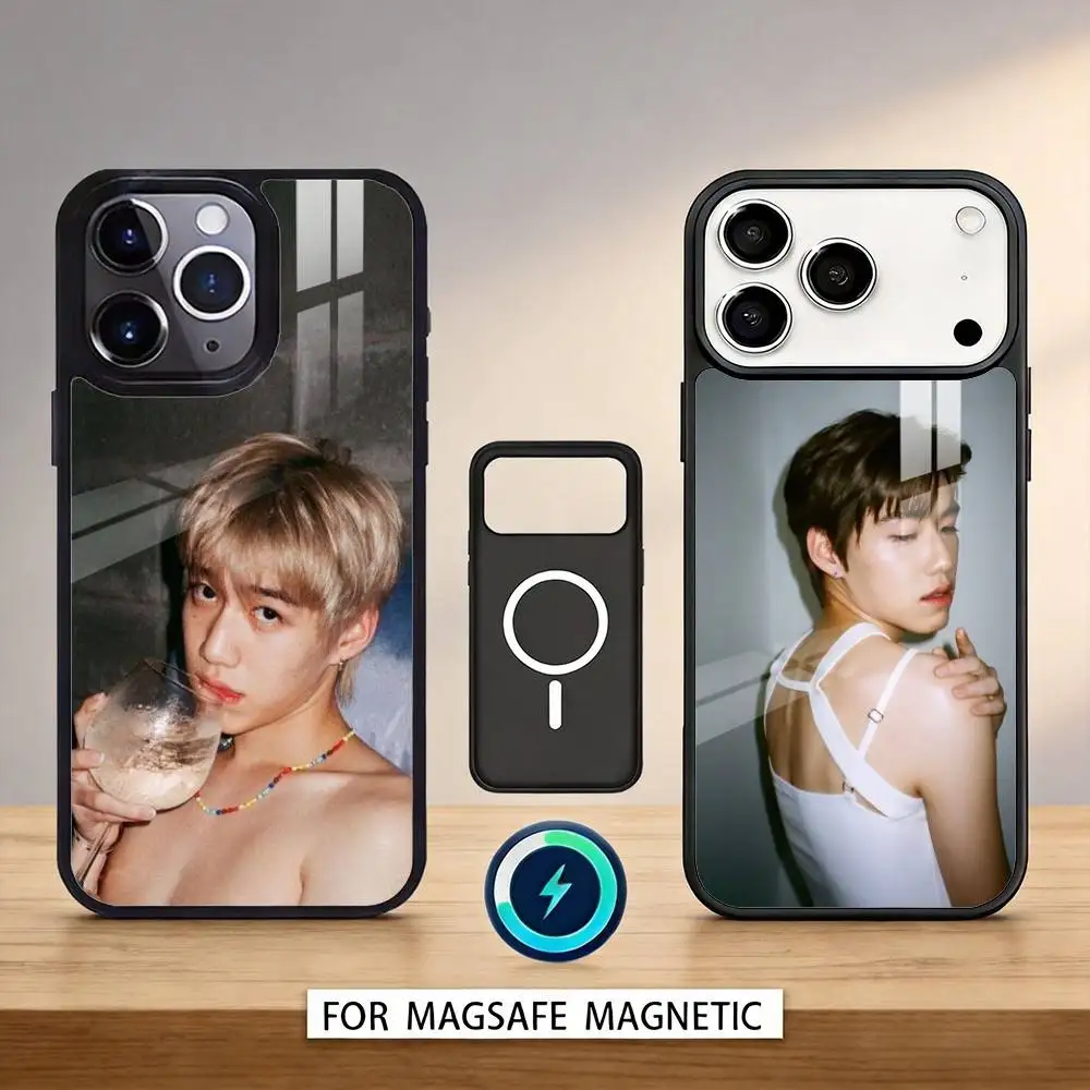 PP Krit-PP Phone Case Magnetic For iPhone17 16 15 14 13 12 Pro Max For Magsafe Wireless Charging Cover