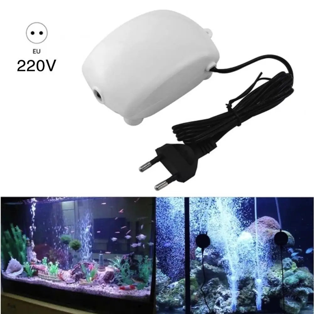 Hot Sale Ultra Silent Aquarium Air Pump Fish Tank Increasing Oxygen Pump Soft Pump Hose Air Stone Low Noise Aquarium Compressor