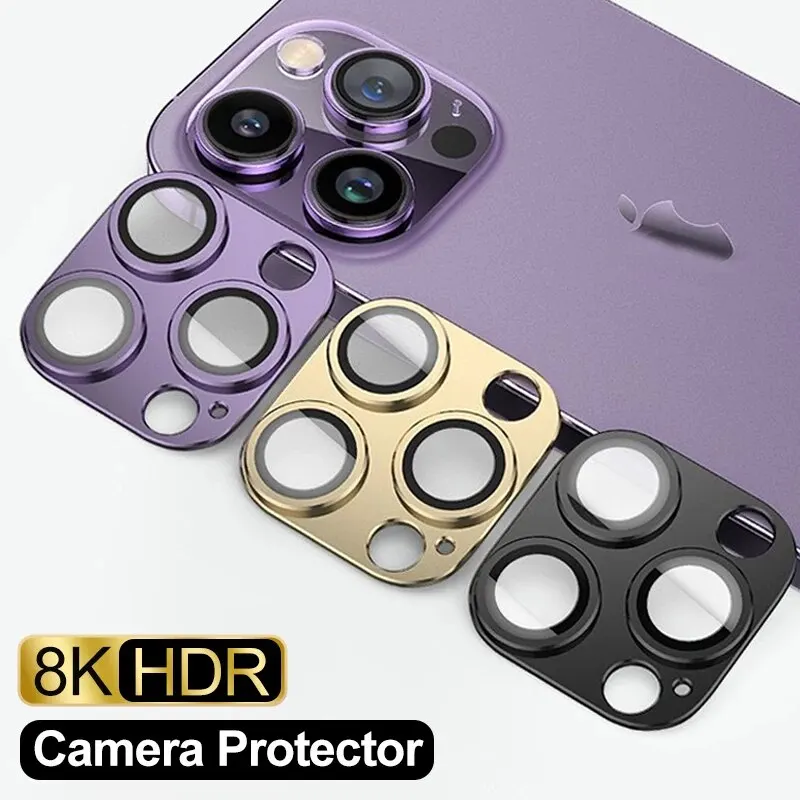 

Metal Camera Lens Glass Protector For IPhone 11 12 13 14 15 Pro Max Mini 14Plus 15Plus Ultra High Definition Glass Back Lens