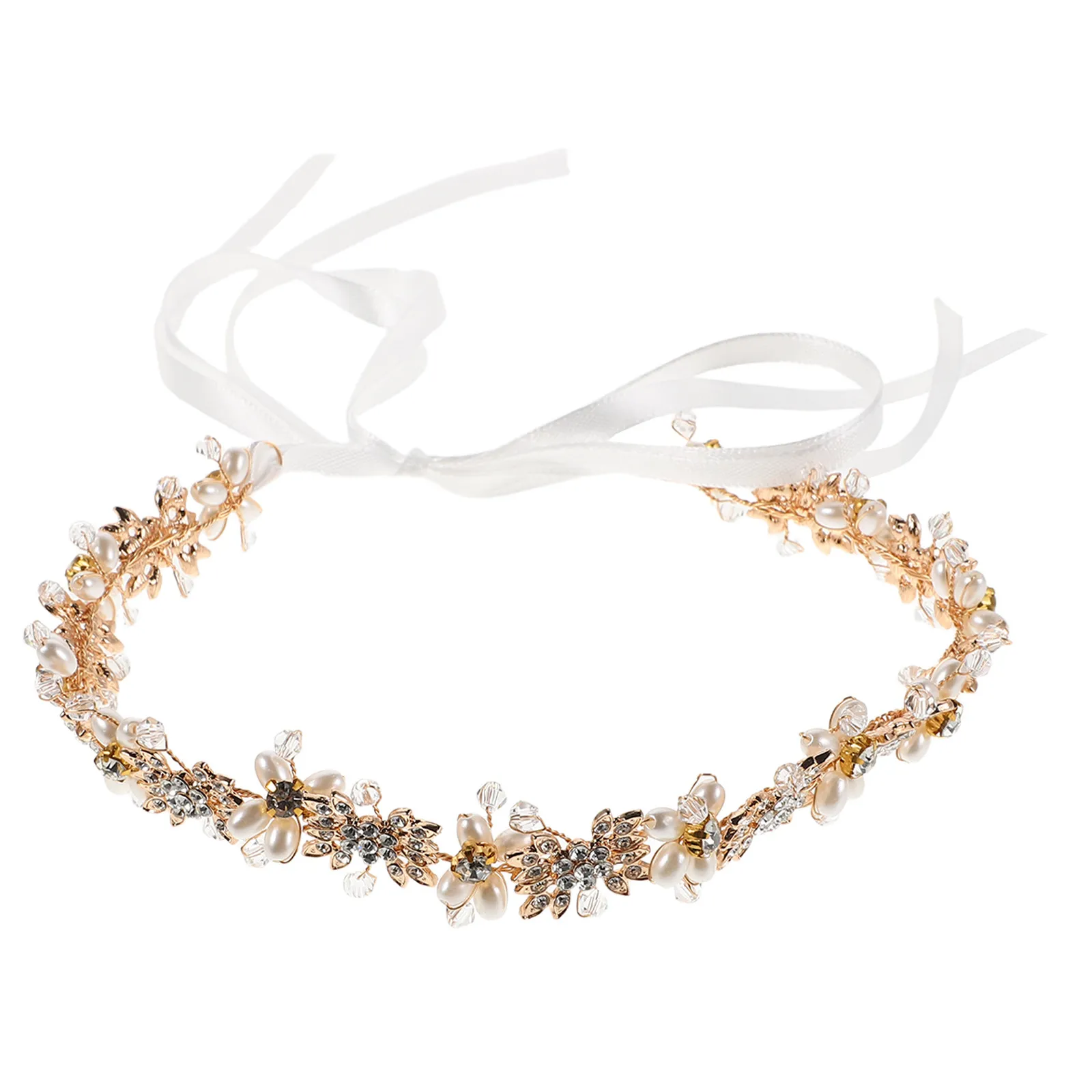 

Свадебная повязка на голову с кристаллами и стразами, легкий свадебный головной убор ручной работы, аксессуары для невест