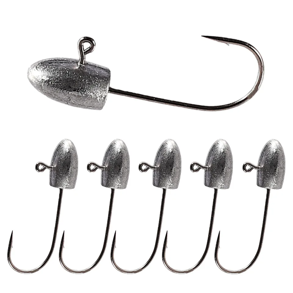 

25PCS 1g 2g 3g Crank Jig Head Hook Fishing Hook Head Jig Lure Hard Bait Soft Worm Fishhook Jig Hook For Fishing