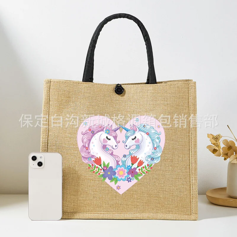 Cute Heart Unicorn Floral Print Women T Shirt Cartoon Horse Graphic Tee Casual Short Sleeve Summer Ladies Fantasy Animal Top