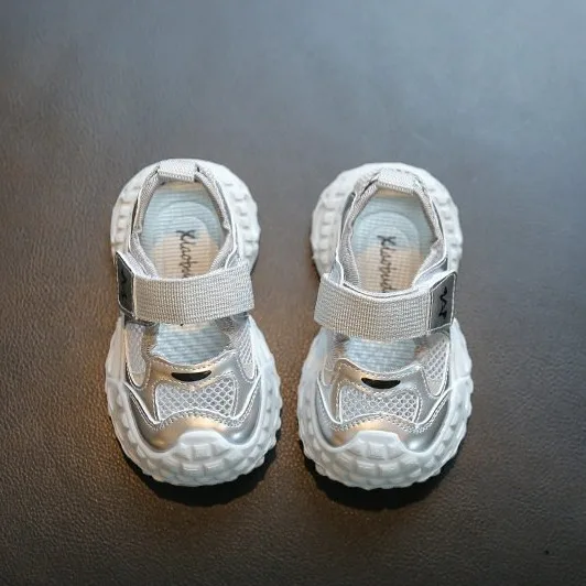 Summer Children Mesh Clunky Sneakers Boys Girls Breathable Hollow Casual Shoes Kids Cool Beach Shoes - view 4