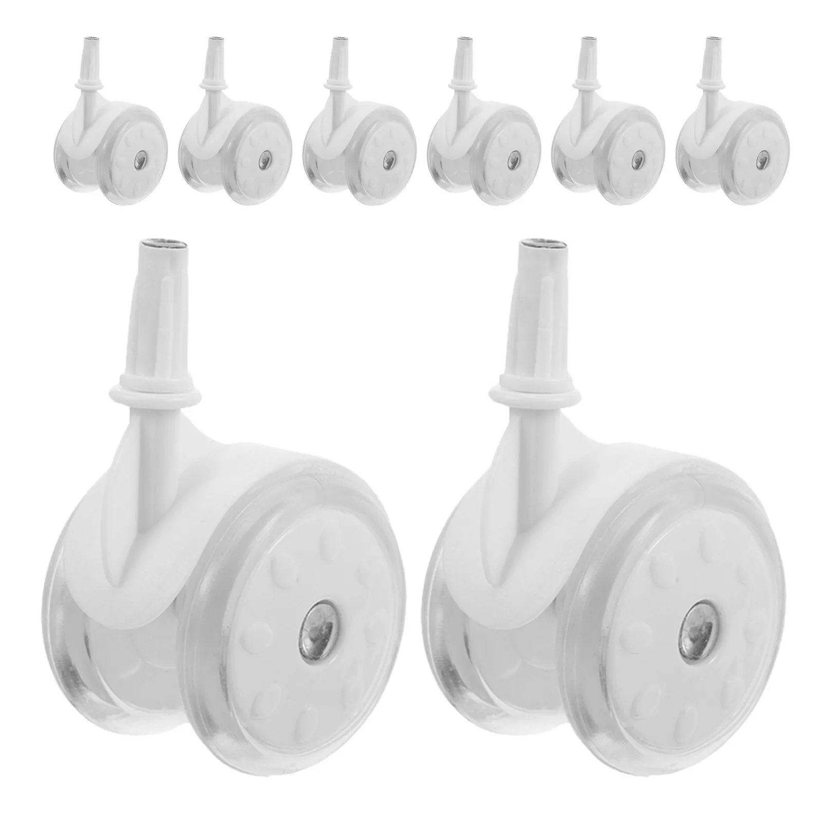 

8Pcs Baby Walker Replacement Wheels Plastic Rubber Casters Universal Stroller Wheel Parts Baby Stroller Wheel Accessories Infant