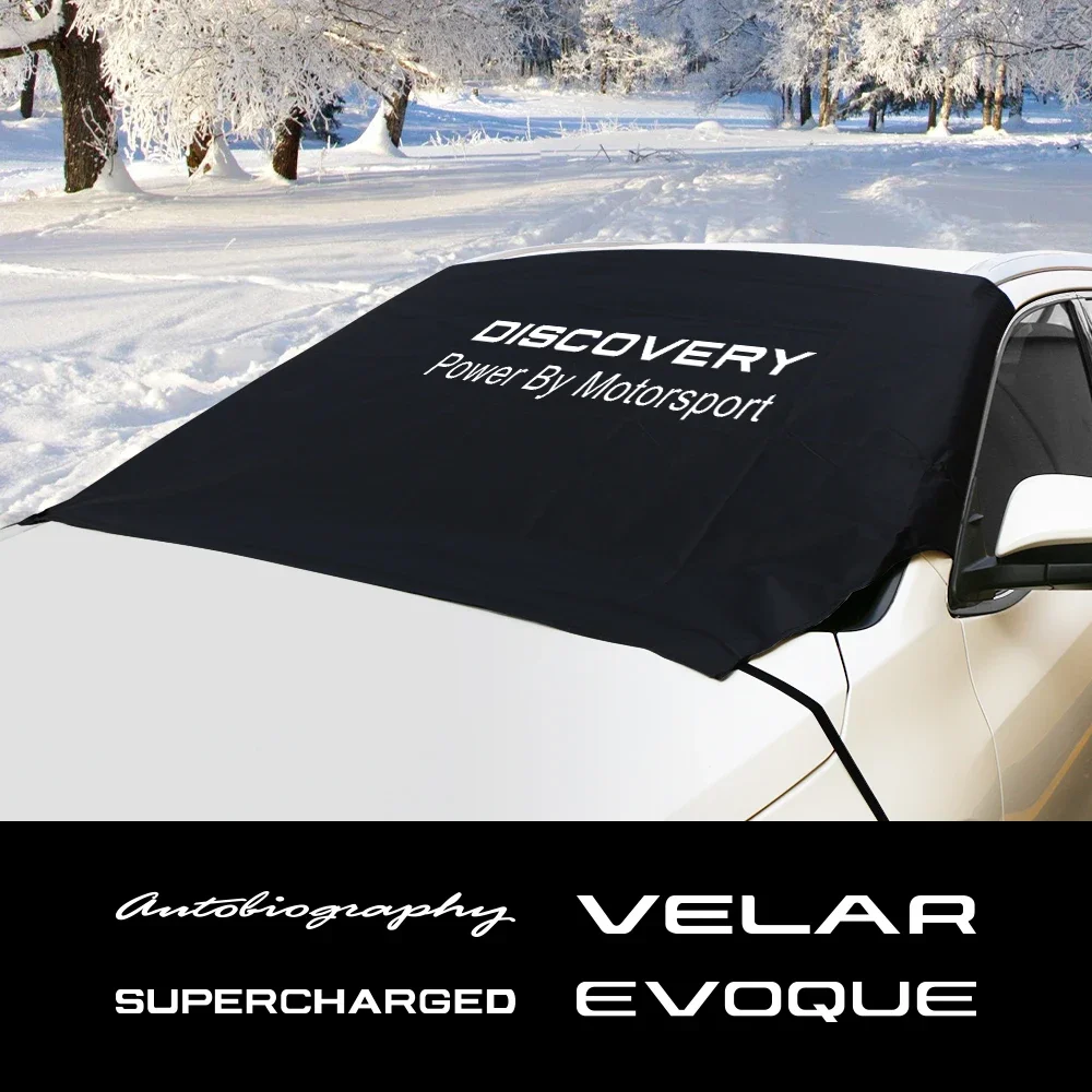 

Car Windshield Snow Ice Block Sunshade Cover For Land Rover Autogiography Discovery Evoque Freelander SUPERCHARGED SVR Velar