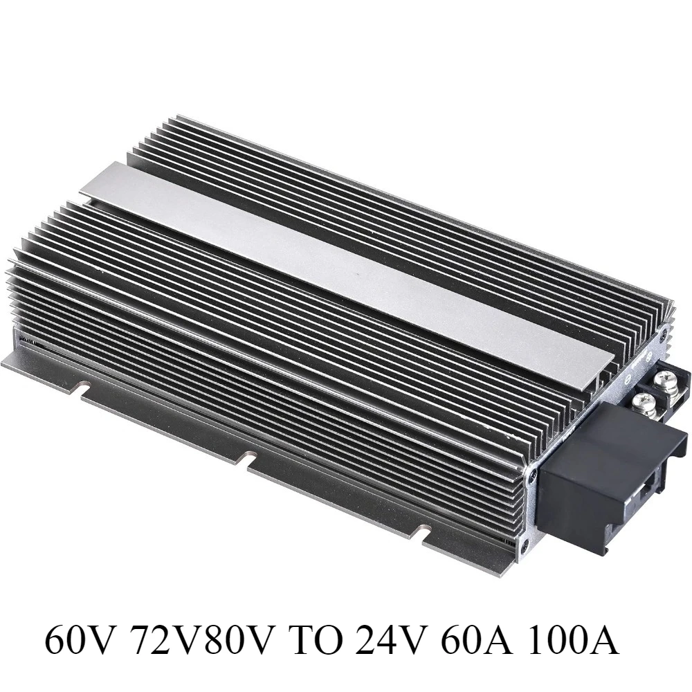 

40V-90V TO 24V 100A 60A 60V 72V 80V to 24V DC DC Step Down Converter Voltage Reducer stabilizer 72 Volt to 24 Volt ce