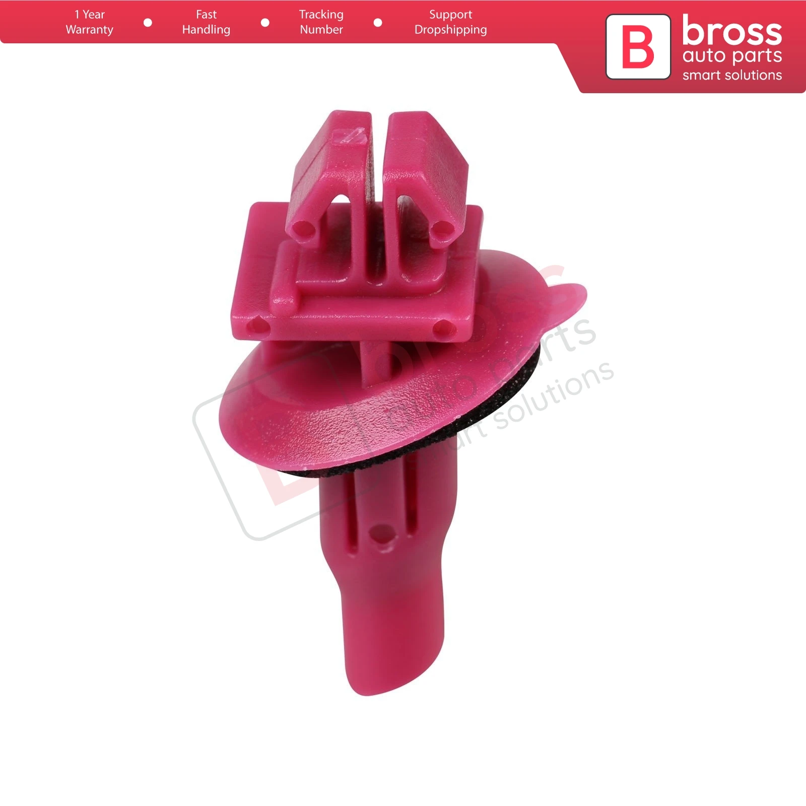 

BCF1968 10 Pieces Retainer for Toyota:75881-60010 Head Size: 18.4mm Stem Dia.: 7.5mm Stem Length:18.3mm Overall Height:30.7mm