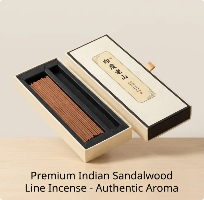 Indian Mysore old sandalwood incense stick - rich and smooth milk fragrance