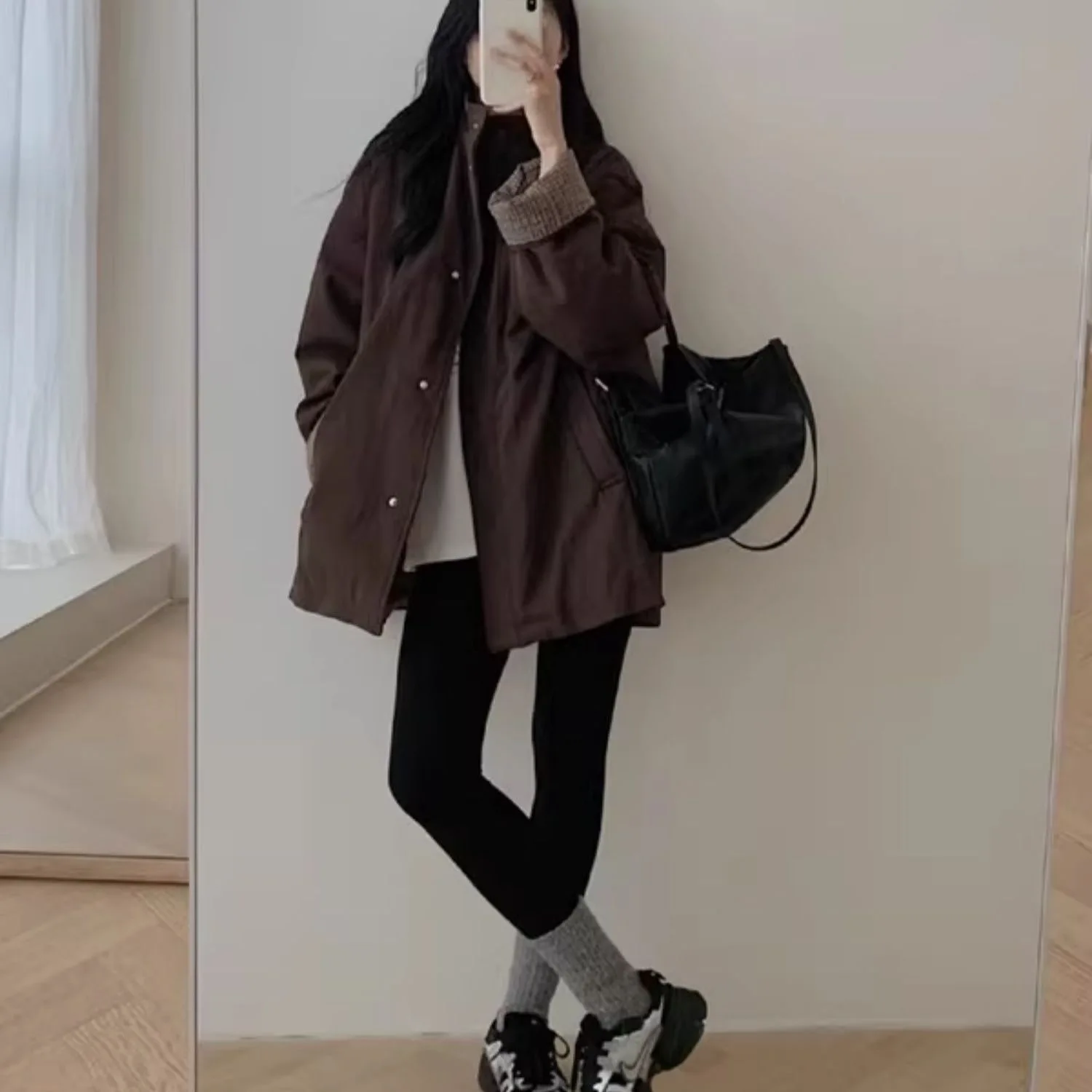 Thickened Cotton Jacket Stand Collar Casual Warm Windbreaker New Arrival 2025 Spring Autumn Season Women's Fashion Coat