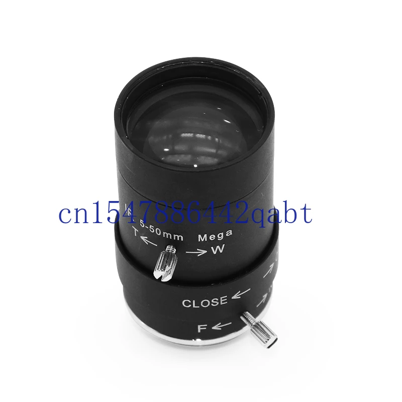 5-50mm manual zoom CS interface 2 million pixel license plate road monitoring camera high-definition lens