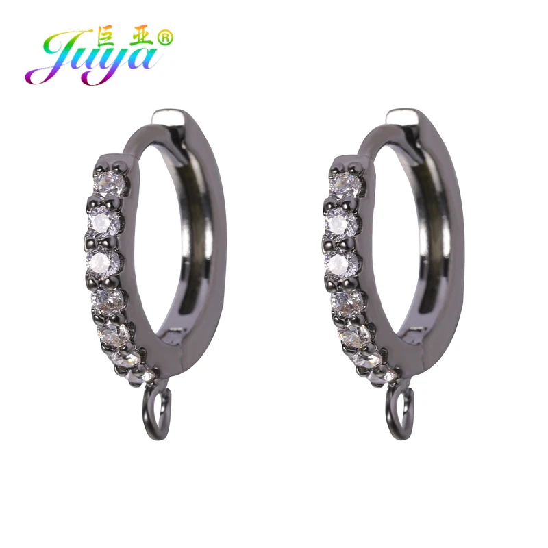 Juya 18 Karat vergoldet versilbert kreative Basic Bail Ohr draht Verschluss Ohrring Haken Zubehör für DIY Frauen trend ige Ohrring herstellung – Detail 5